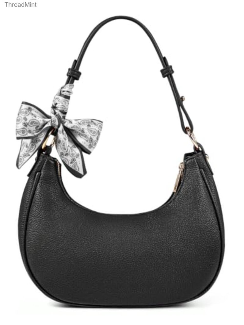 Crescent Shoulder Bag for Women Small Faux Leather Underarm Purse